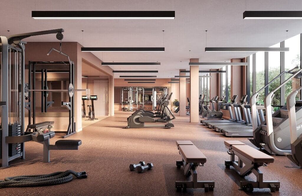 Gymnasium at Reportage Towers